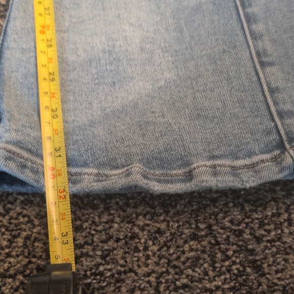 Vervet Patchwork Flare Jeans - Blue - Picture 7 of 11